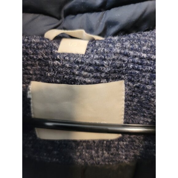 Soia & Kyo Rooney Hooded Mixed Media Coat Large Black - Picture 3 of 9